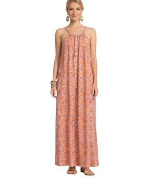 BCBGMAXAZRIA “Mia” Paisley Maxi Dress – Medium